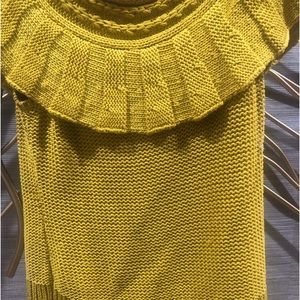 Anthropologie On Off Shoulder Sweater